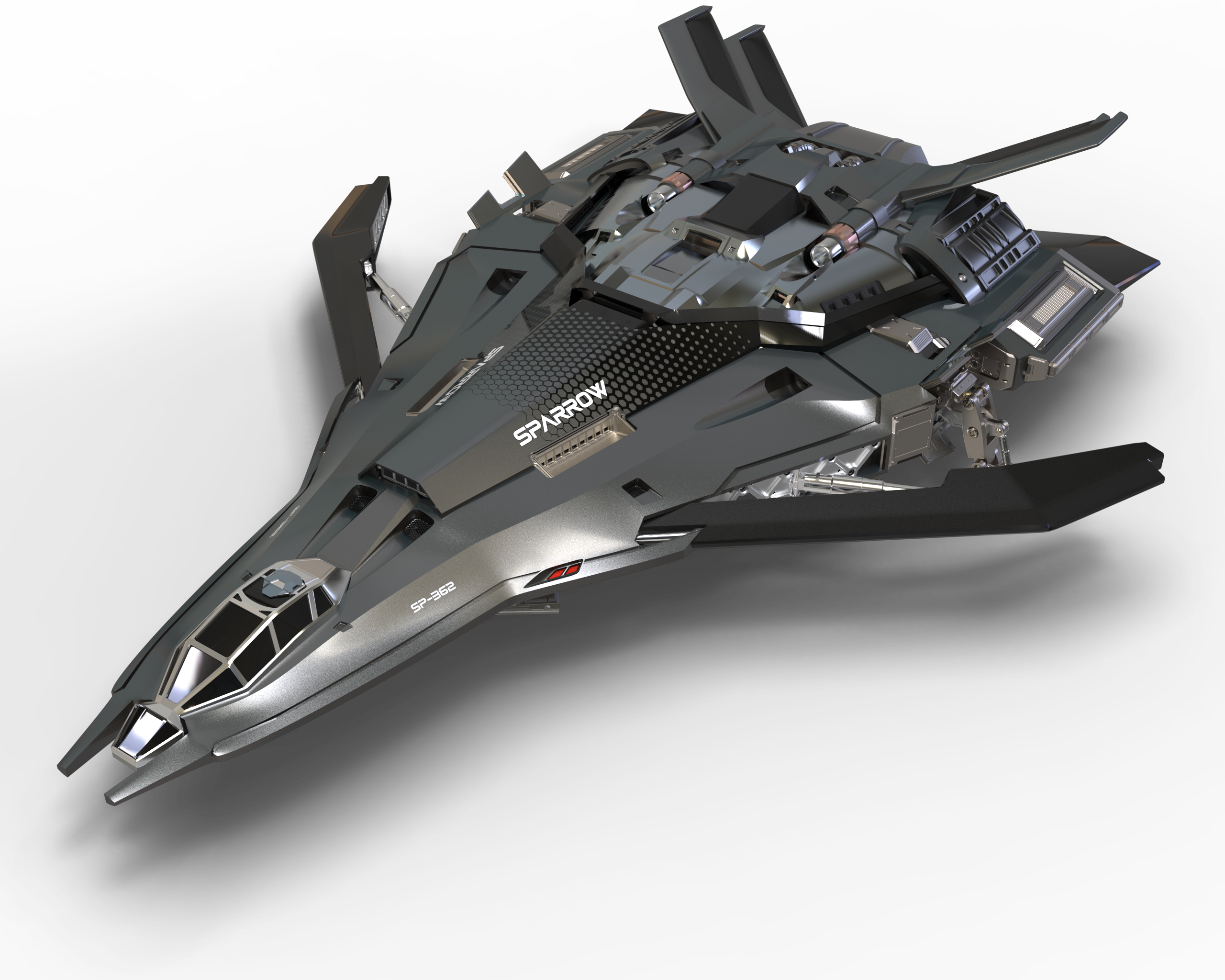 Customisable Sparrow class ship
